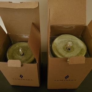 Luminara Set of 2 Pillars Flameless Candles